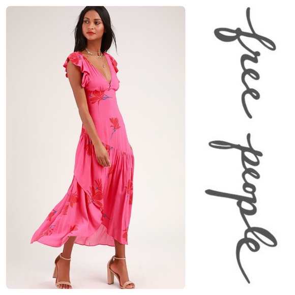 New FP She's A Waterfall Floral-print Maxi Dress - Picture 7 of 8